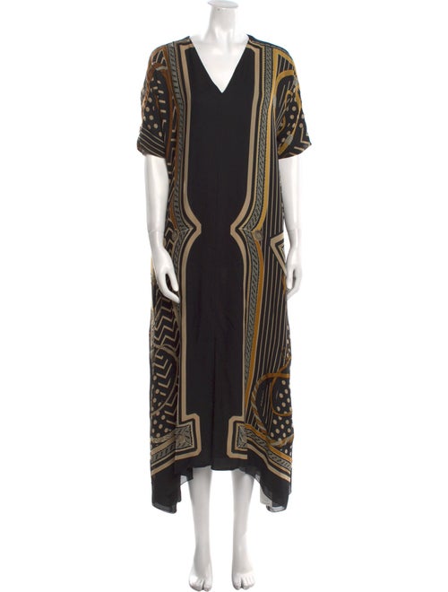 Hermès Silk Long Dress