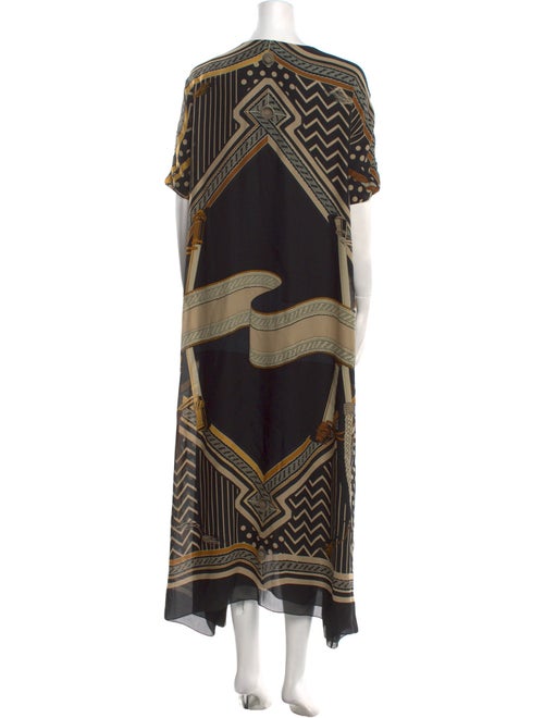 Hermès Silk Long Dress