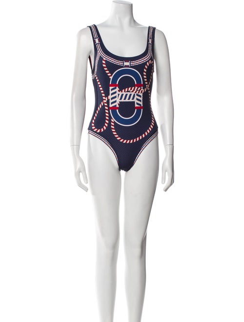 Hermès Printed One-Piece