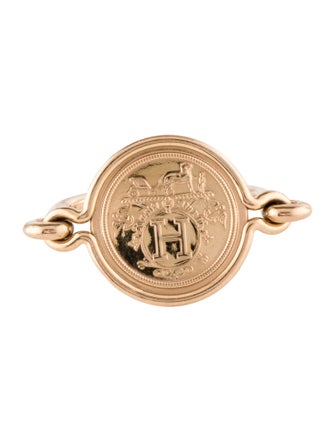 Hermès 18K Ex-Libris Ring