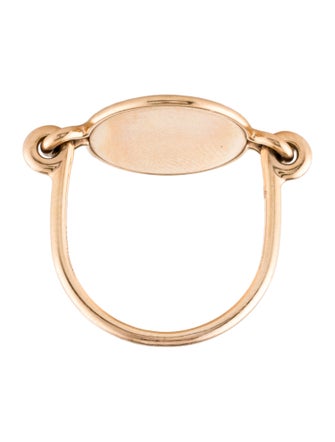 Hermès 18K Ex-Libris Ring