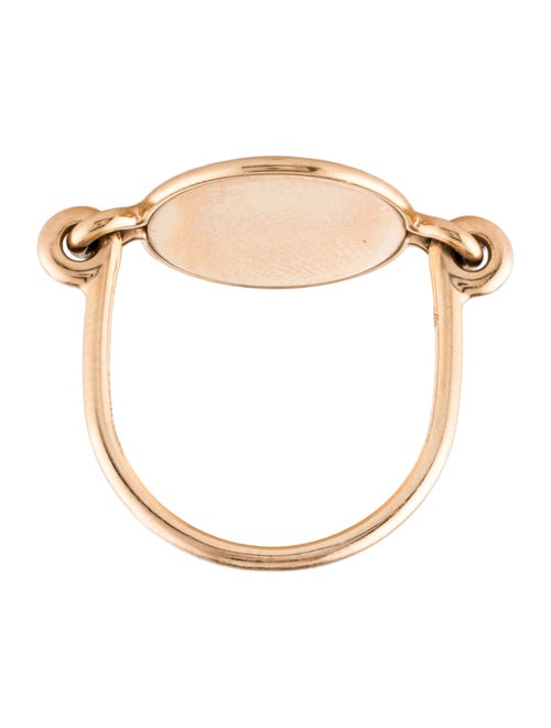 Hermès 18K Ex-Libris Ring