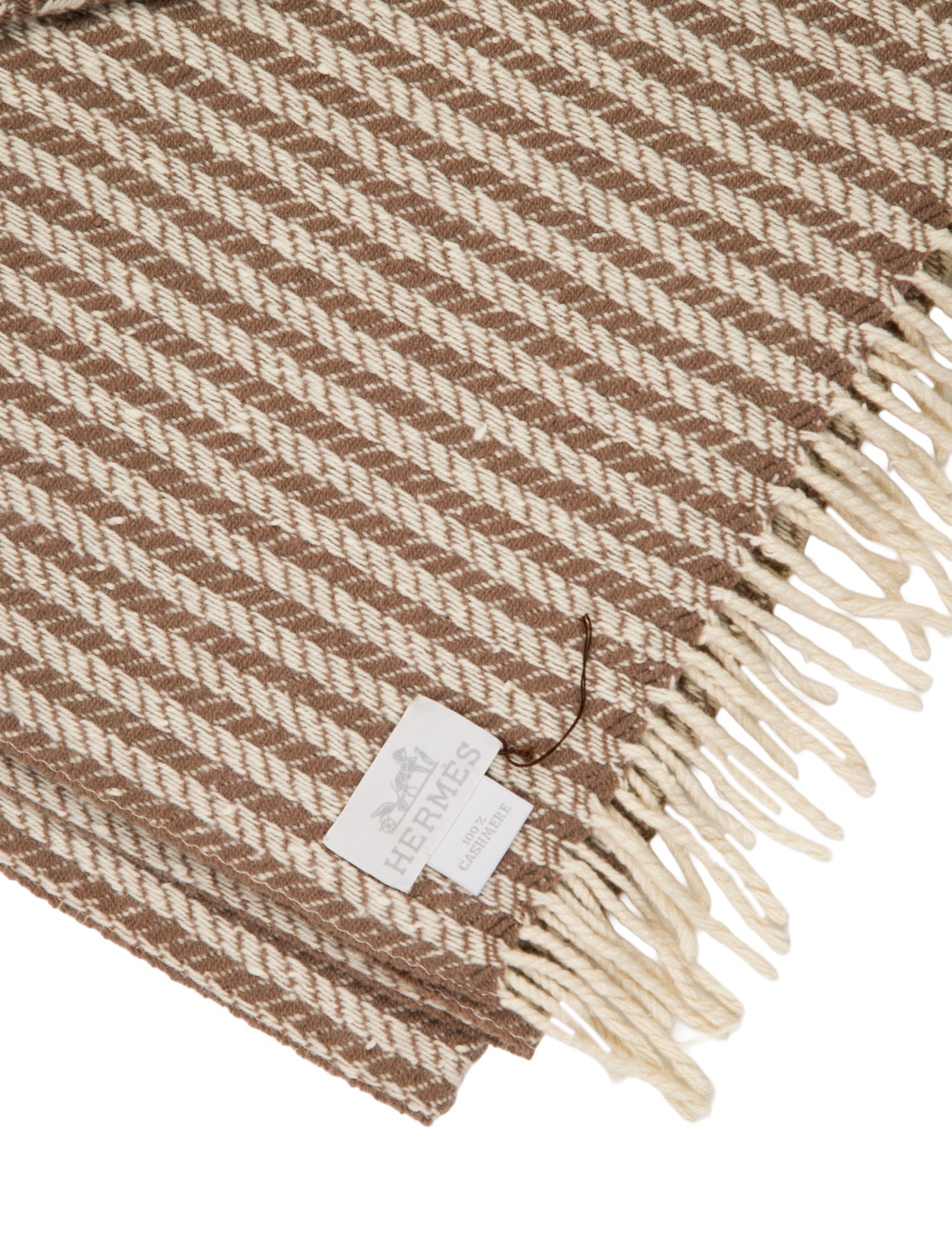 Hermès Cashmere Knit Throw Blanket