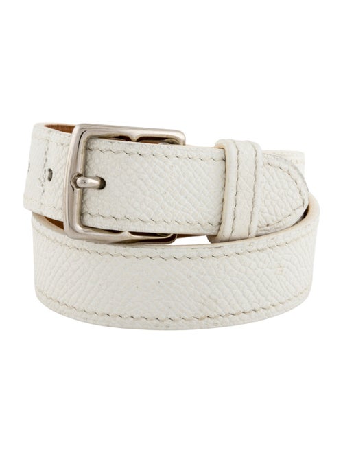 Hermès Leather Etriviere Double Tour Wrap Bracelet