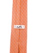 Hermès Pattern Print Silk Tie