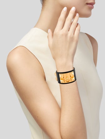 Hermès Leather Collier de Chien Wrap Bracelet