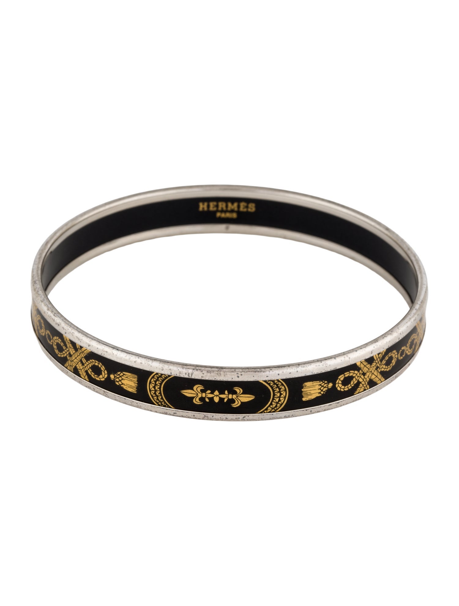 Hermès Grand Apparat Narrow Enamel Bangle