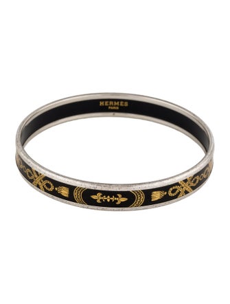 Hermès Grand Apparat Narrow Enamel Bangle