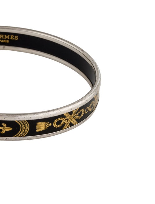 Hermès Grand Apparat Narrow Enamel Bangle
