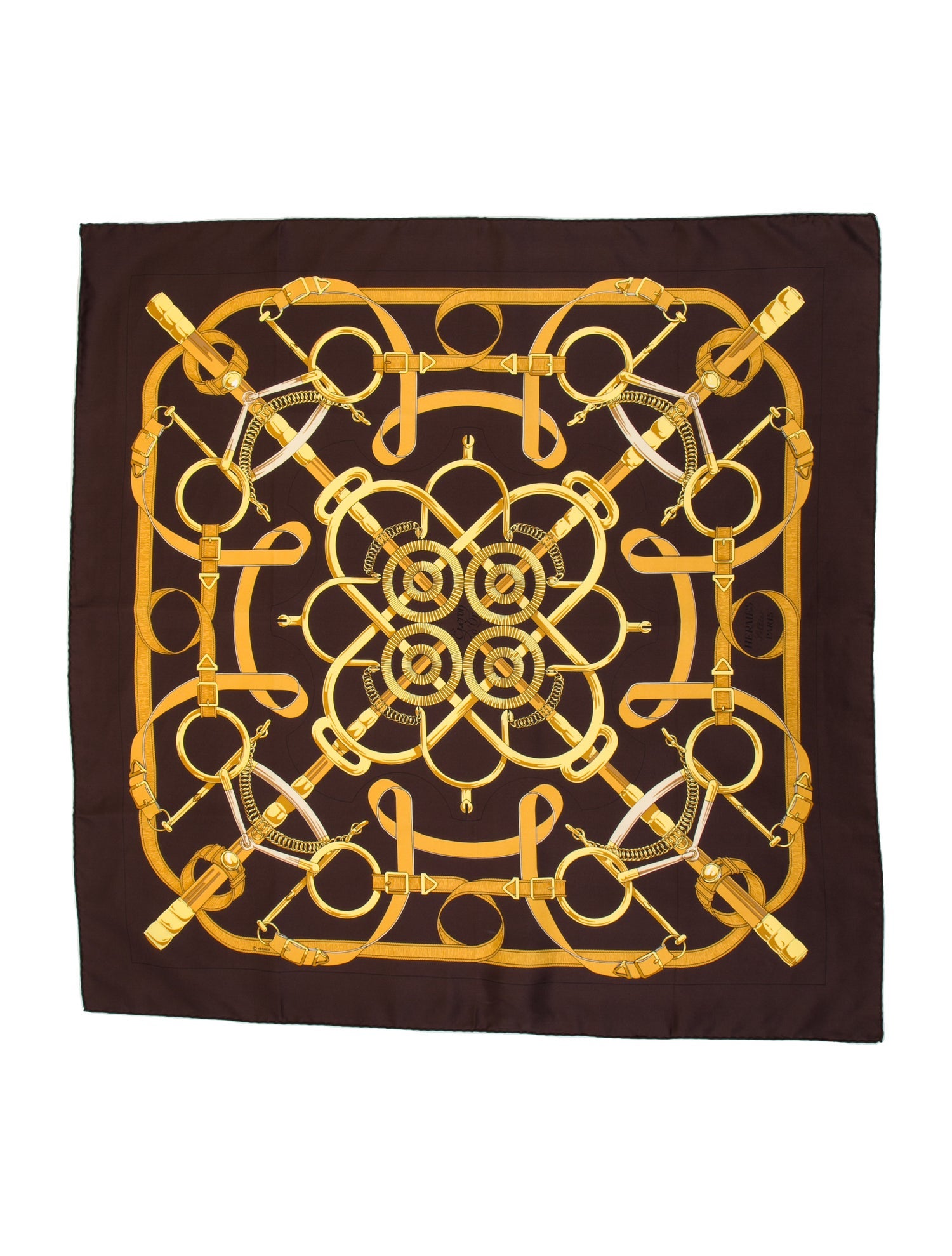 Hermès Eperon D'Or Silk Scarf