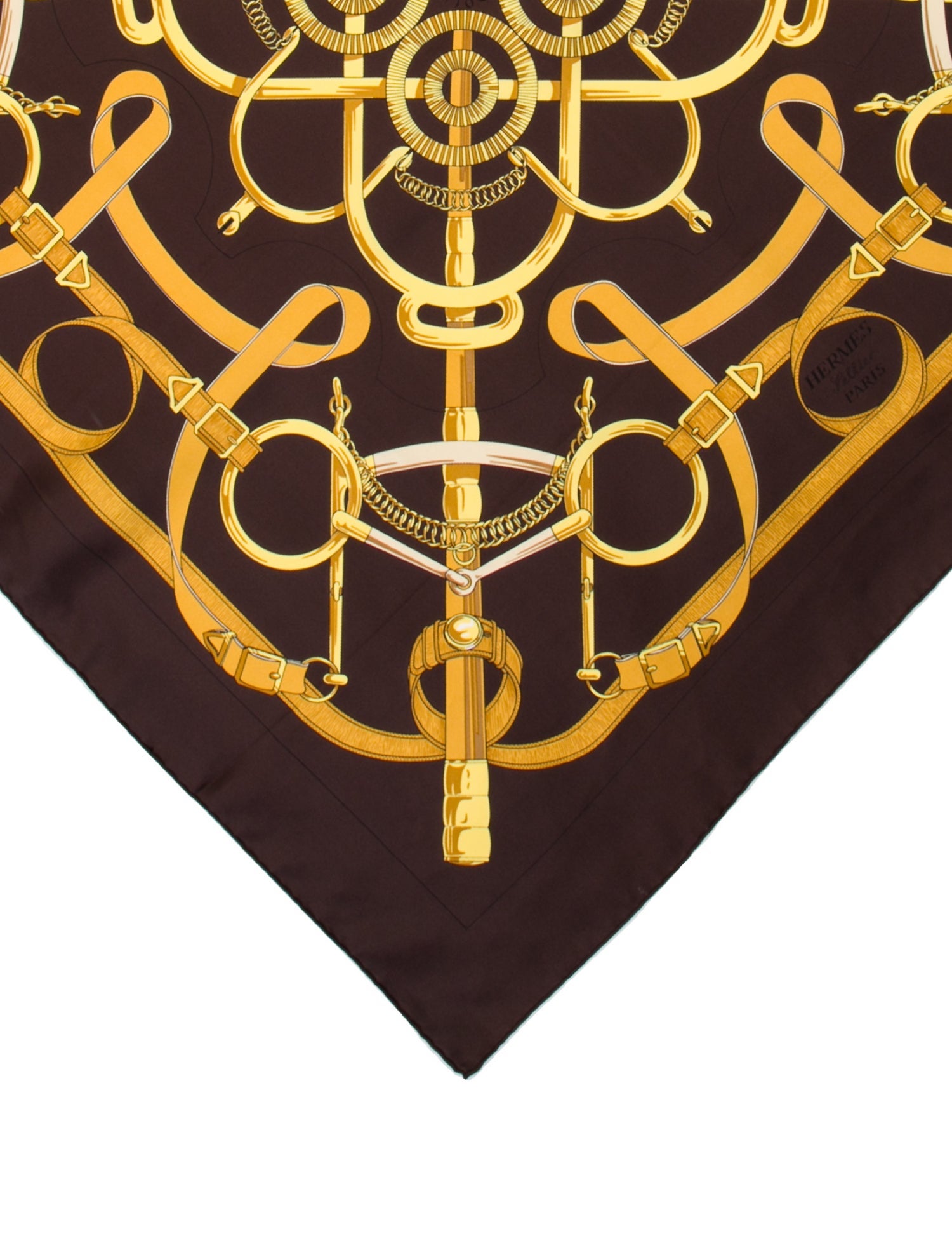 Hermès Eperon D'Or Silk Scarf