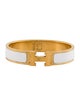 Hermès Enamel Clic H Bangle Bracelet