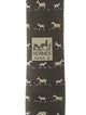 Hermès Pattern Print Silk Tie