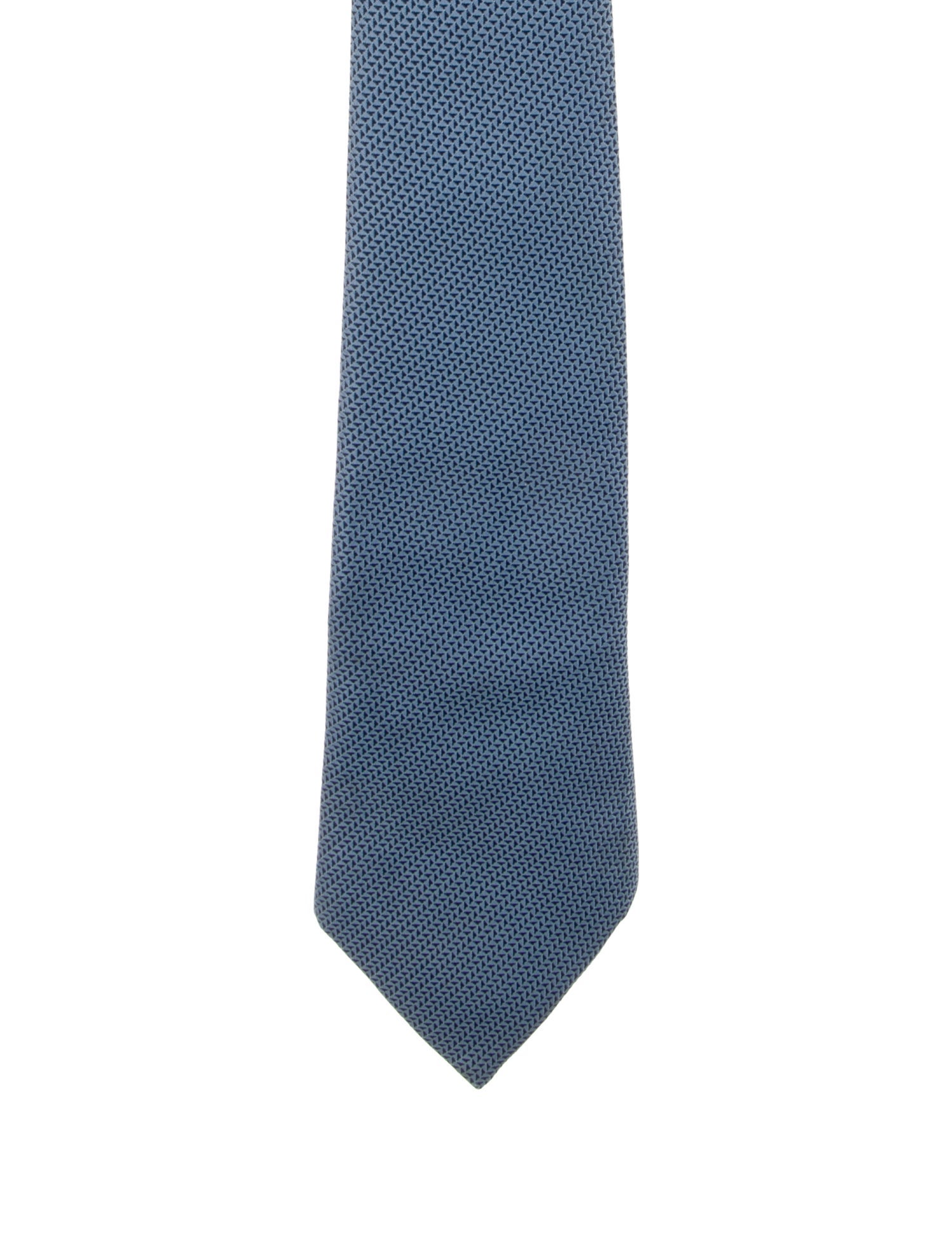 Hermès Pattern Print Silk Tie