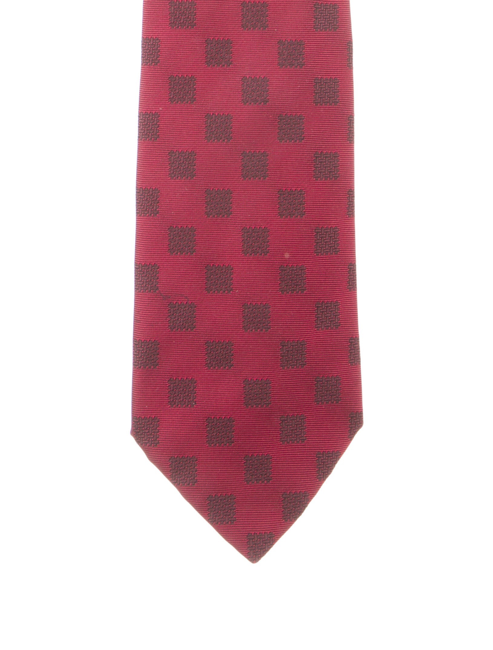 Hermès Patterned Tie