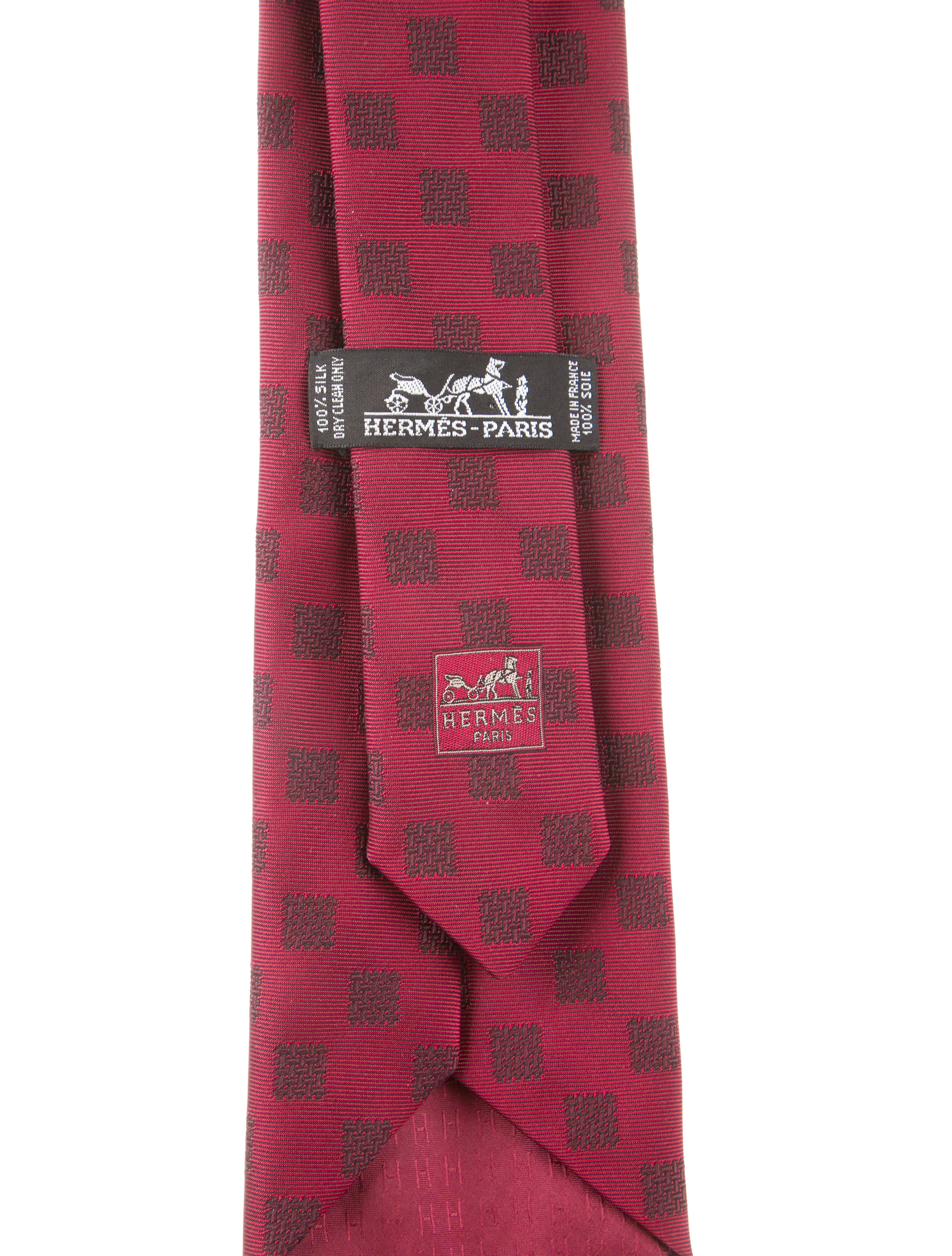 Hermès Patterned Tie