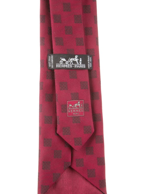 Hermès Patterned Tie