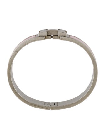 Hermès Enamel Clic H Bangle Bracelet