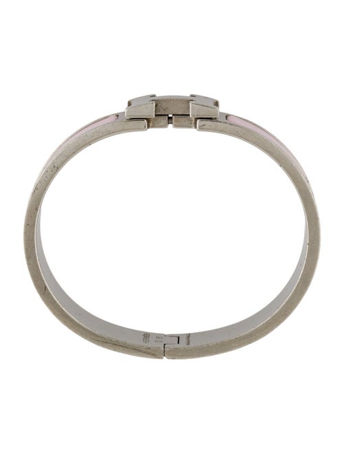 Hermès Enamel Clic H Bangle Bracelet