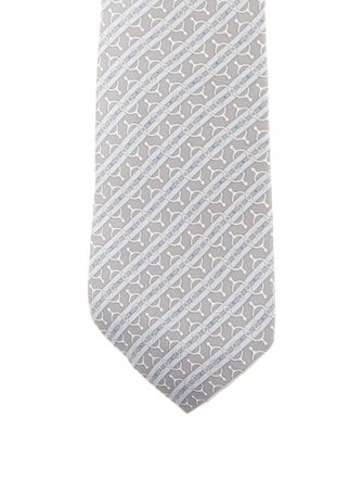 Hermès Silk Pattern Tie
