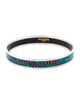 Hermès Narrow Enamel Bangle Bracelet