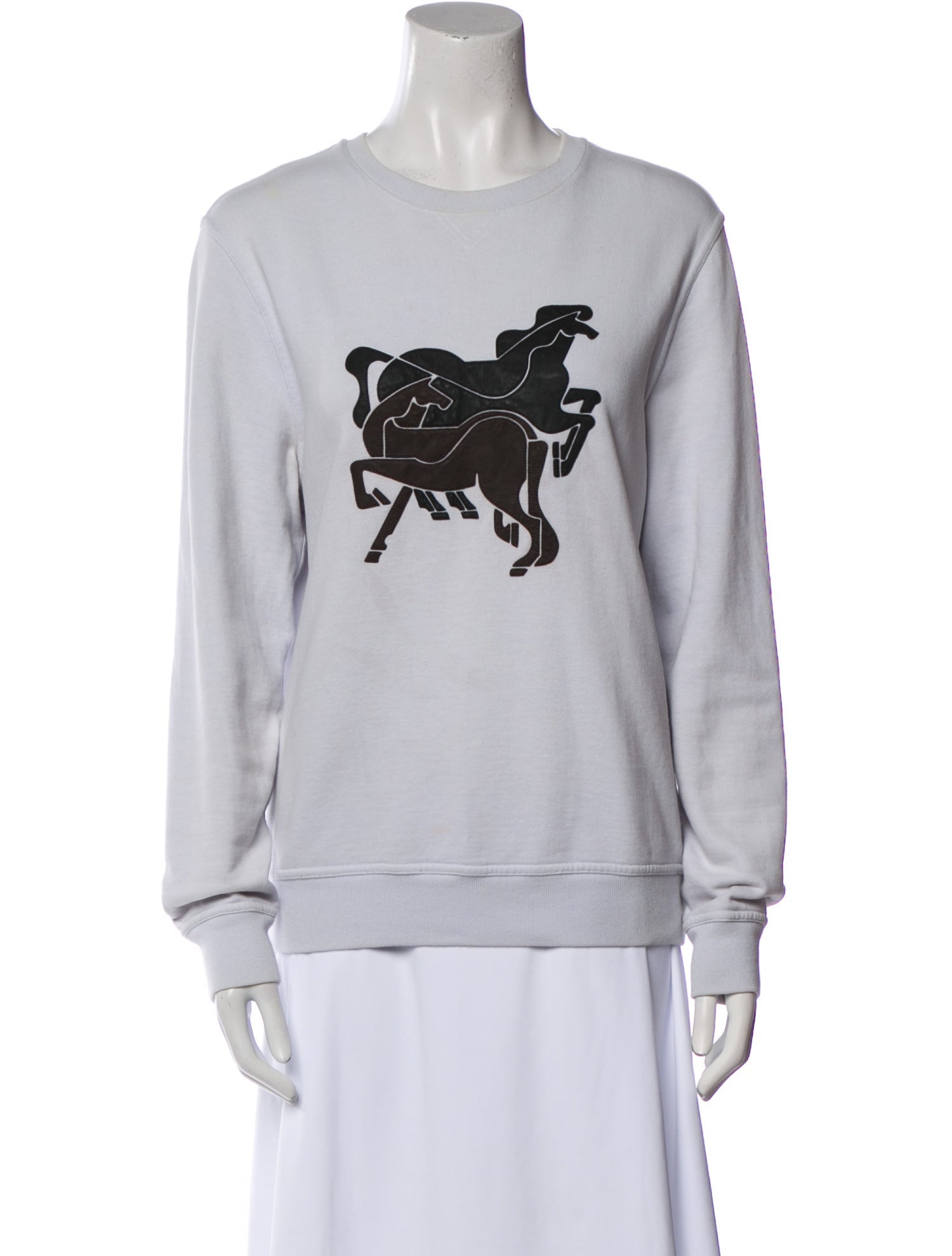 Hermès Graphic Print Crew Neck Sweatshirt