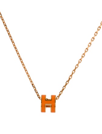 Hermès Mini Pop H Pendant Necklace