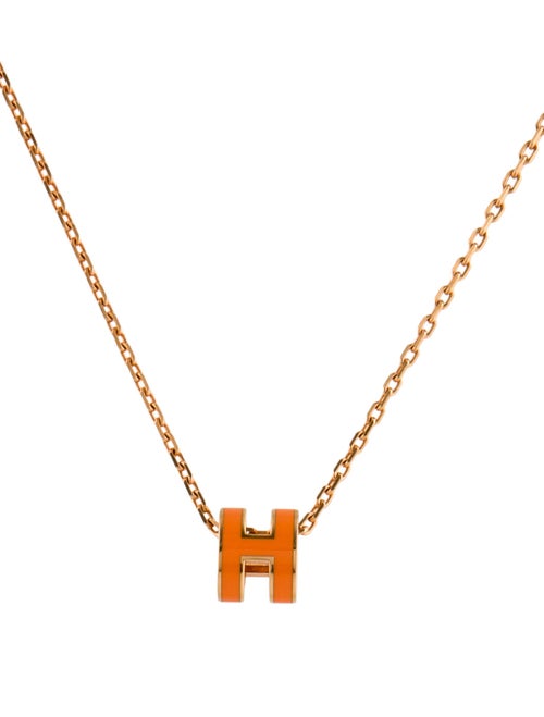 Hermès Mini Pop H Pendant Necklace