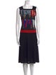 Hermès Cashmere Midi Length Dress