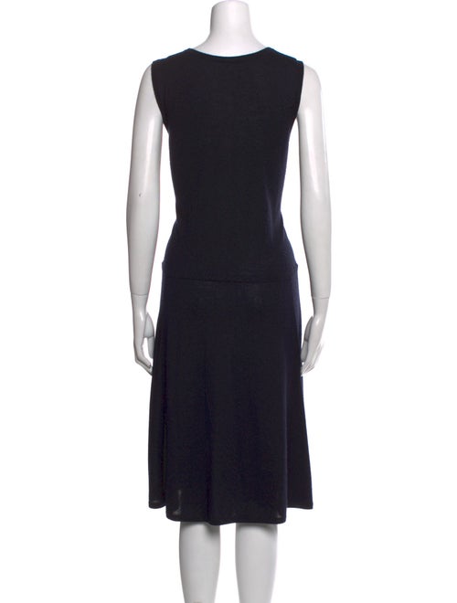 Hermès Cashmere Midi Length Dress