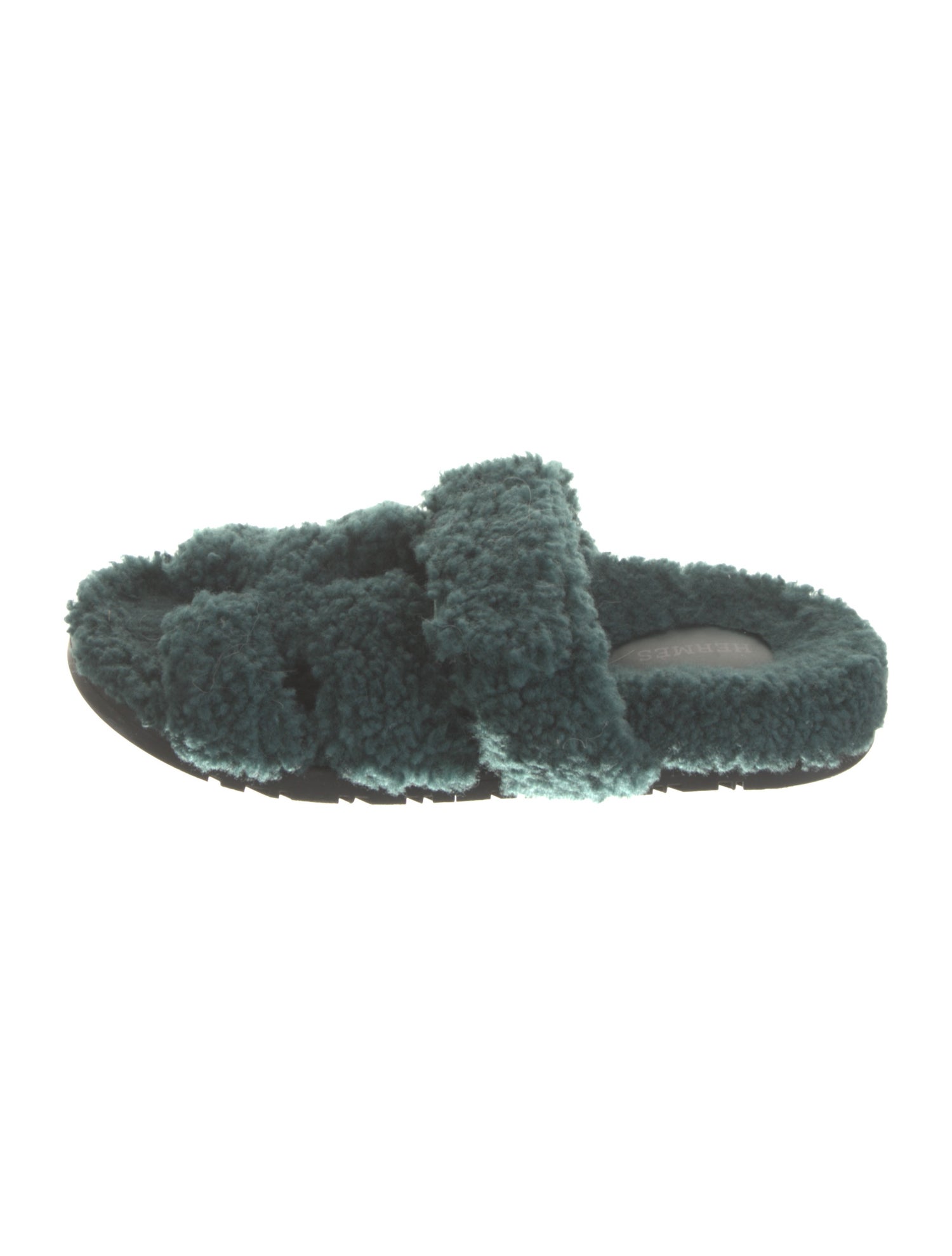 Hermès Chypre Shearling Slides