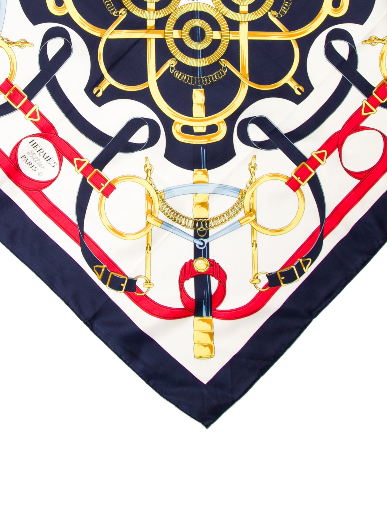 Hermès Eperon d'Or Silk Scarf