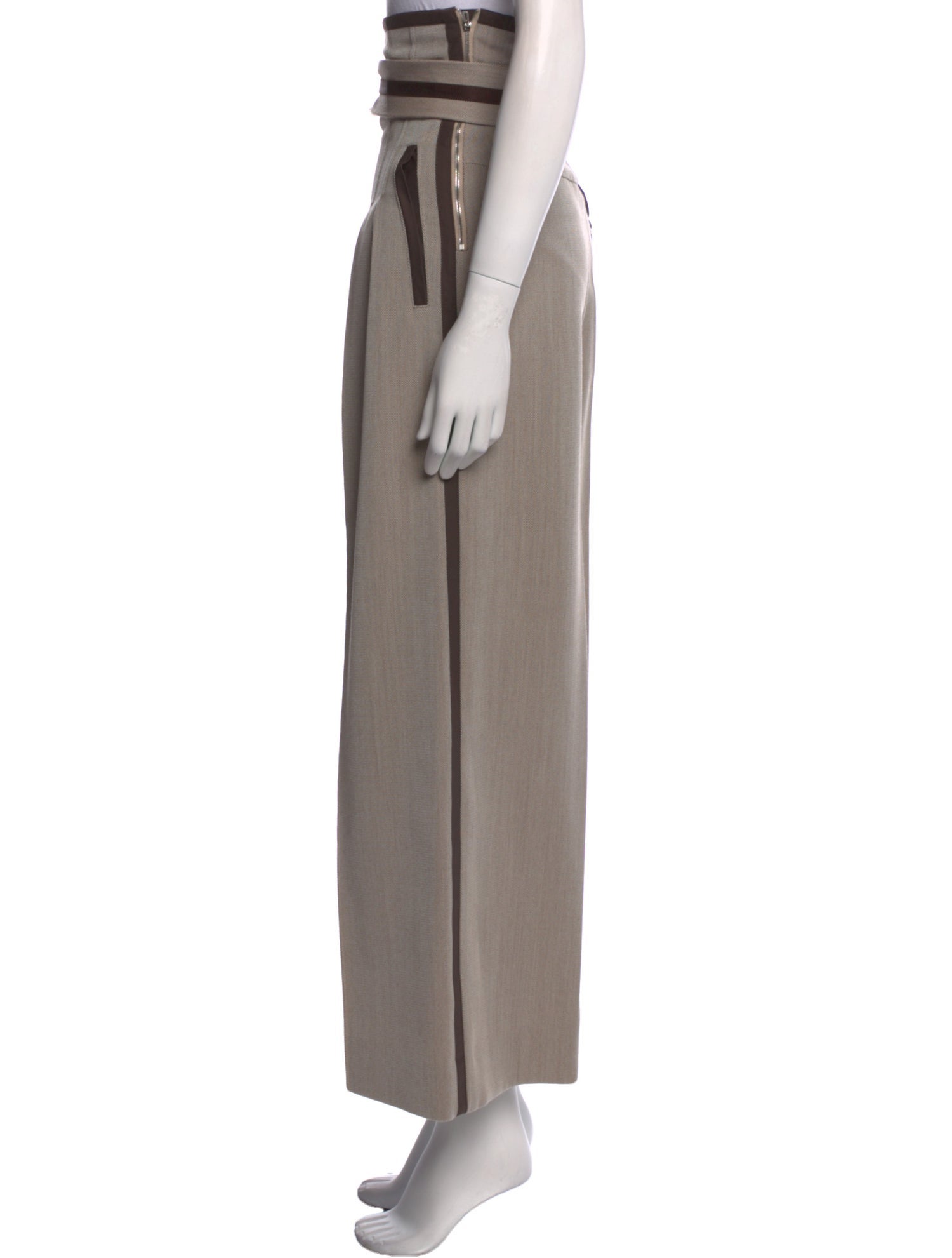 Hermès Virgin Wool Wide Leg Pants