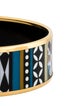 Hermès Enamel Wide Bangle Bracelet