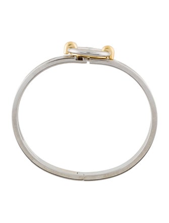 Hermès Two-Tone Mini Clic Chaine dÁncre Bracelet