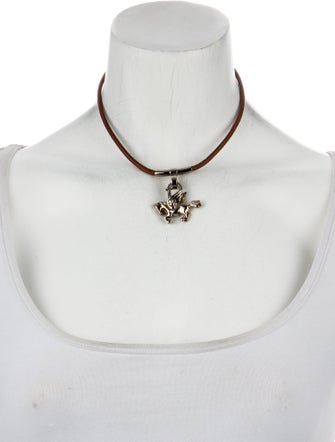 Hermès Pegasus Cadena Necklace