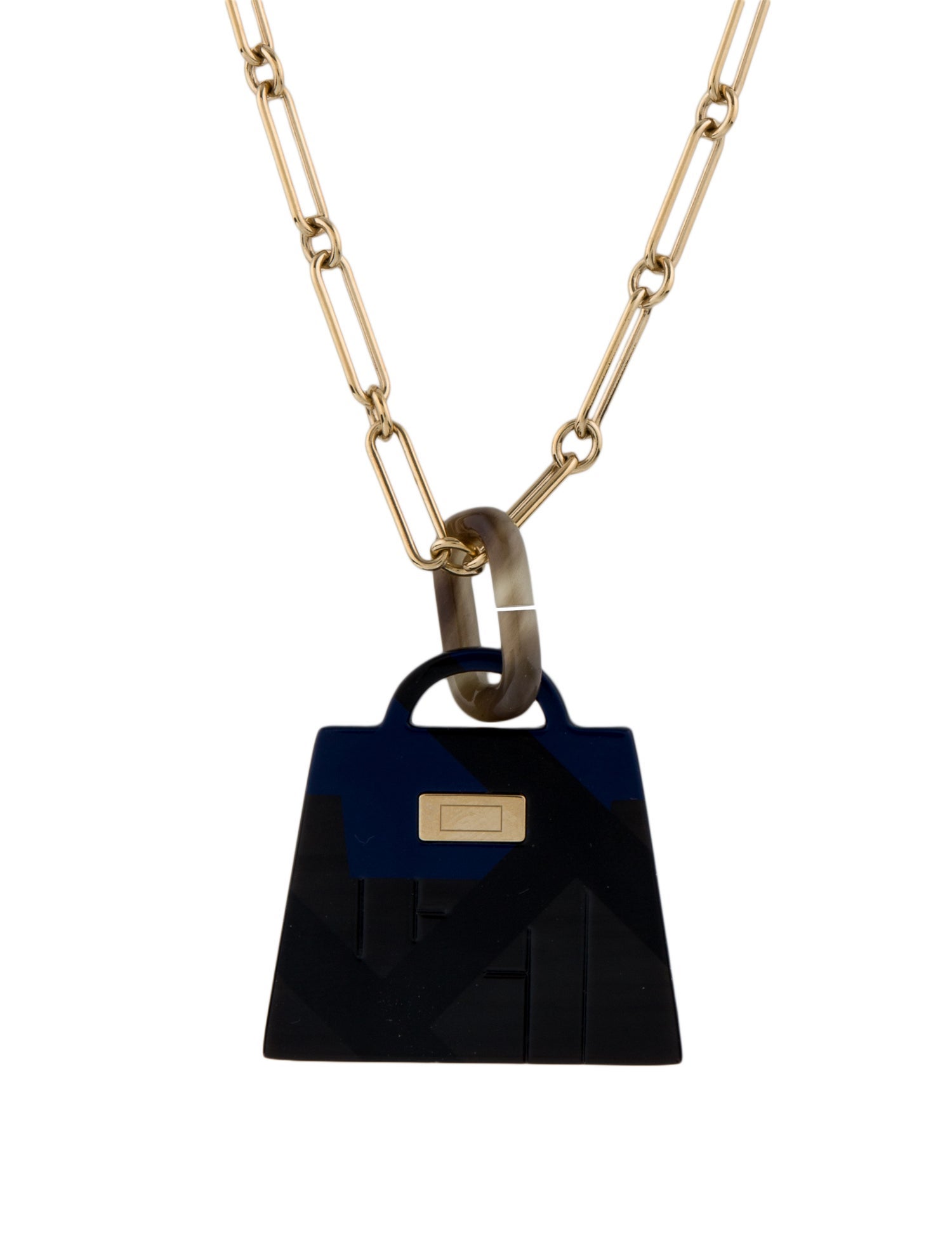 Hermès Amulette Kelly Pendant Necklace