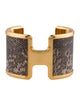 Hermès Lizard Olympe Cuff Bracelet
