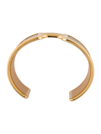 Hermès Lizard Olympe Cuff Bracelet