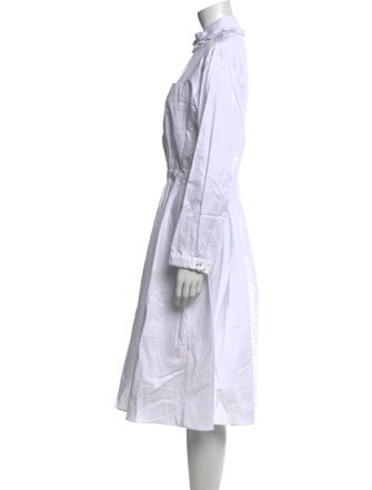 Hermès Chambray Midi Length Dress