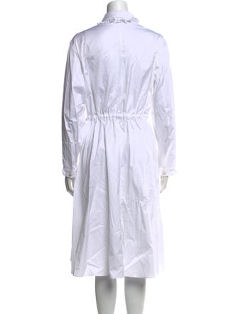 Hermès Chambray Midi Length Dress