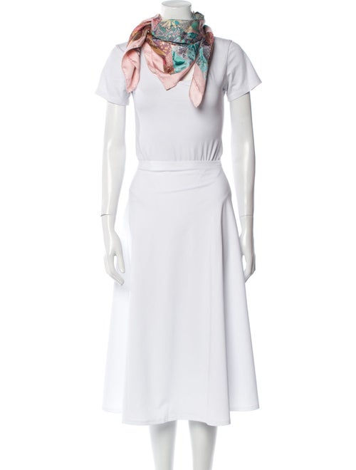 Hermès Tout En Quilt Silk Scarf