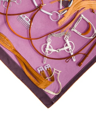 Hermès Projets Carres Silk Scarf