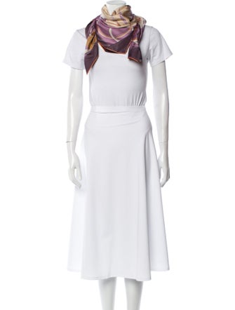 Hermès Projets Carres Silk Scarf