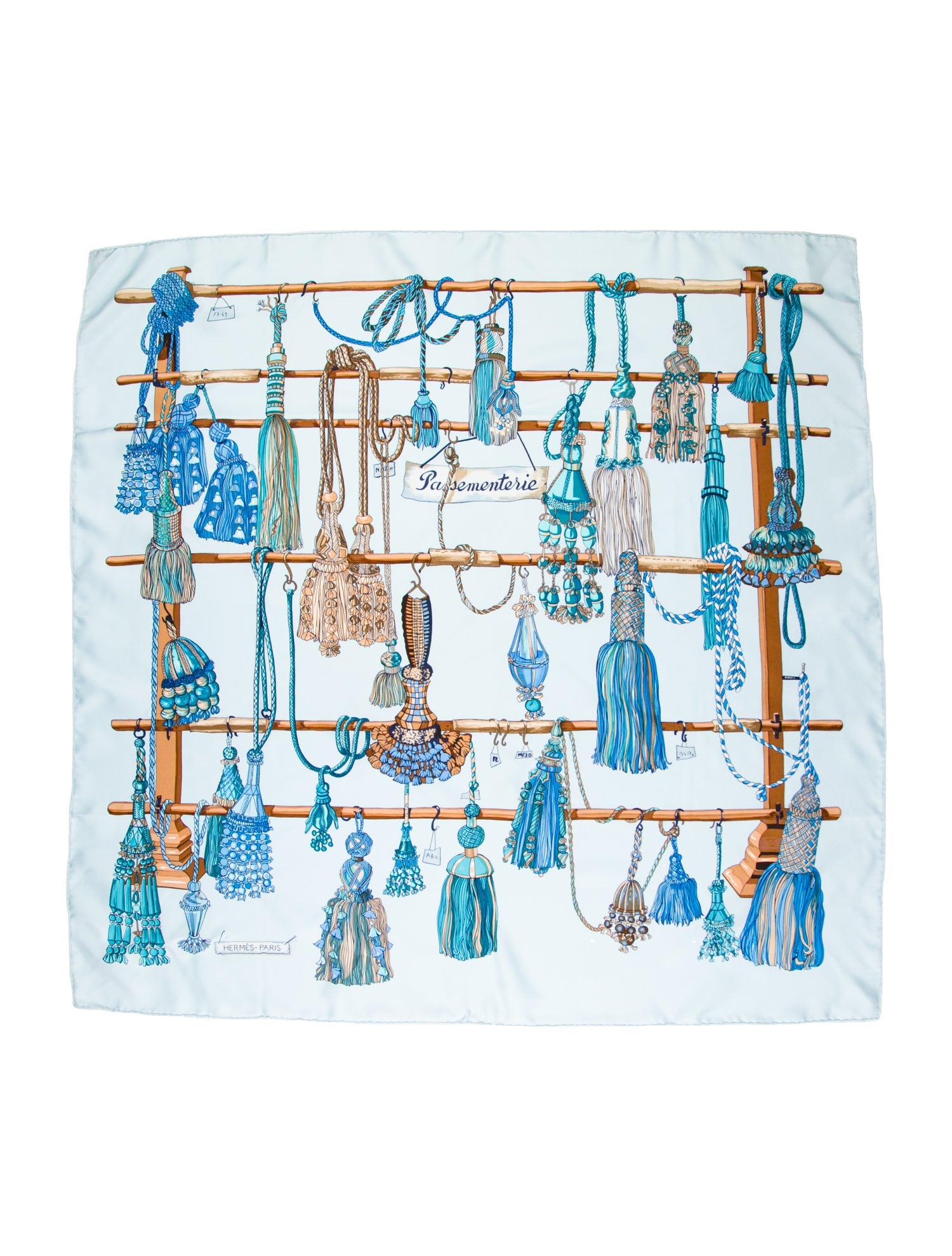 Hermès Passementerie Silk Scarf