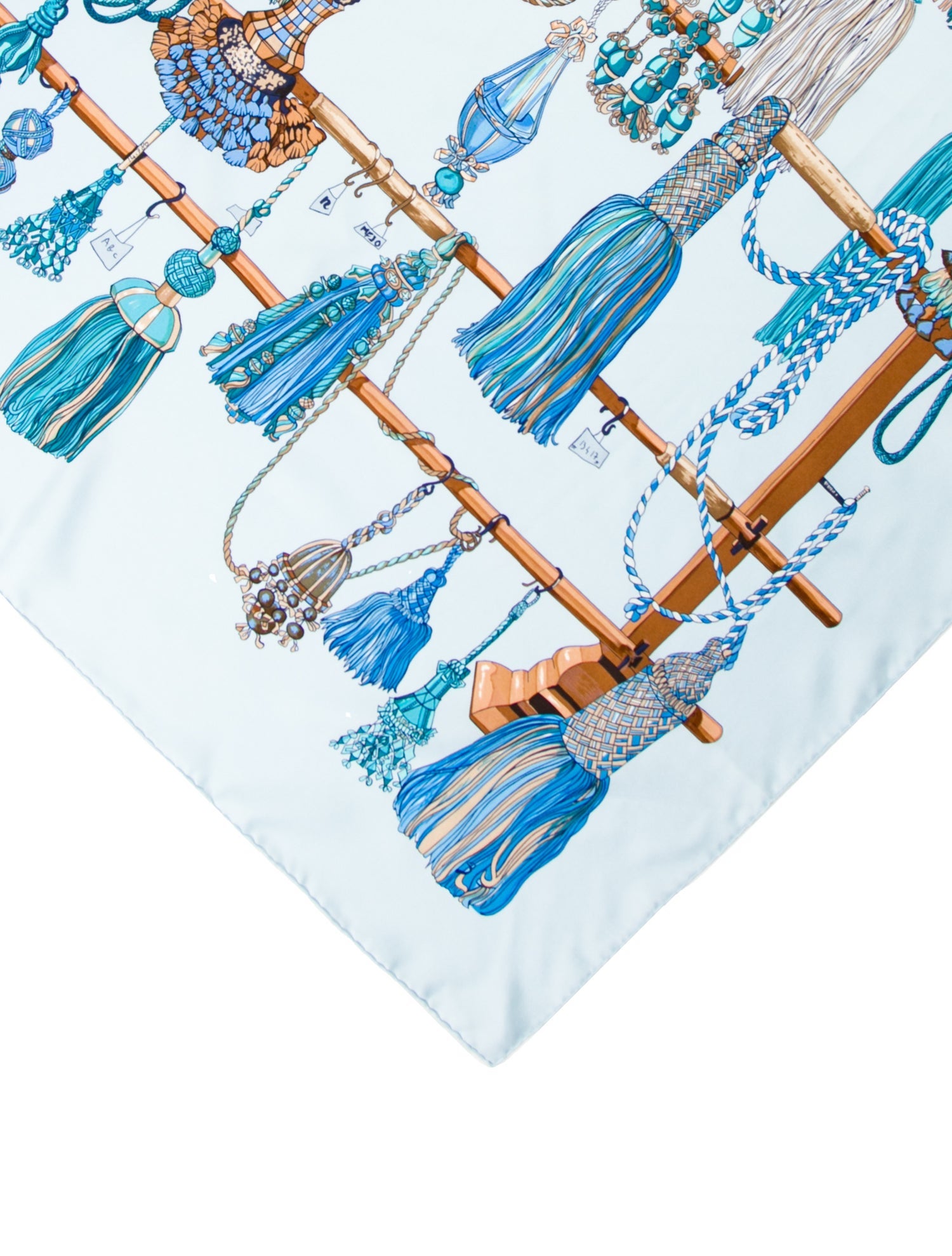 Hermès Passementerie Silk Scarf