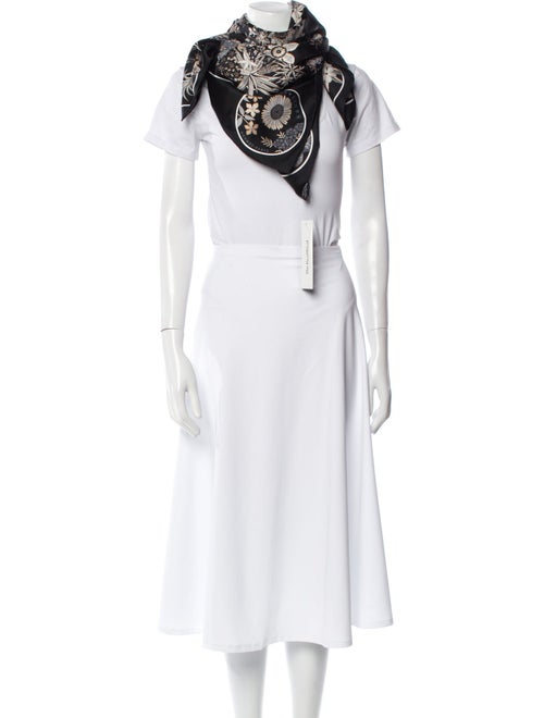 Hermès Planifleurs Silk Scarf