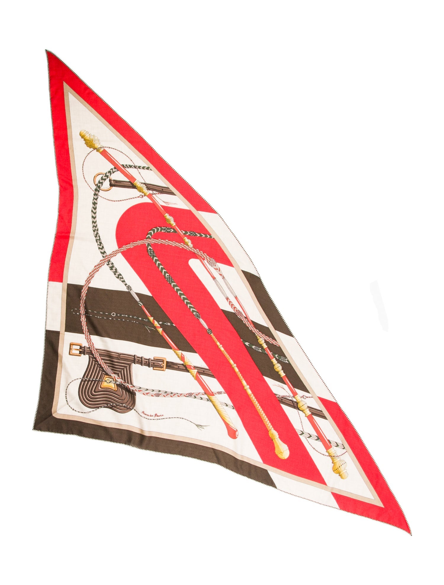 Hermès Cashmere Triangle Scarf