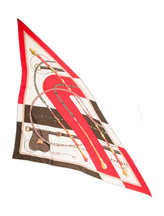 Hermès Cashmere Triangle Scarf