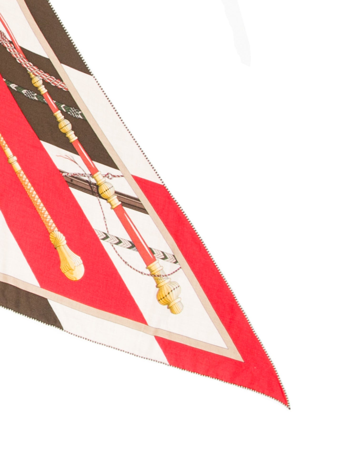 Hermès Cashmere Triangle Scarf